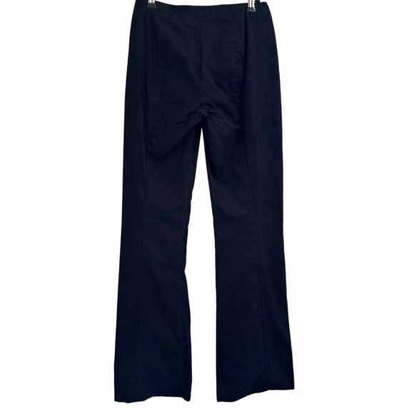 Marithe Francois Trouser Pants Women Size 4 Cotton Black Minimalist Casual Relax - Picture 2 of 10